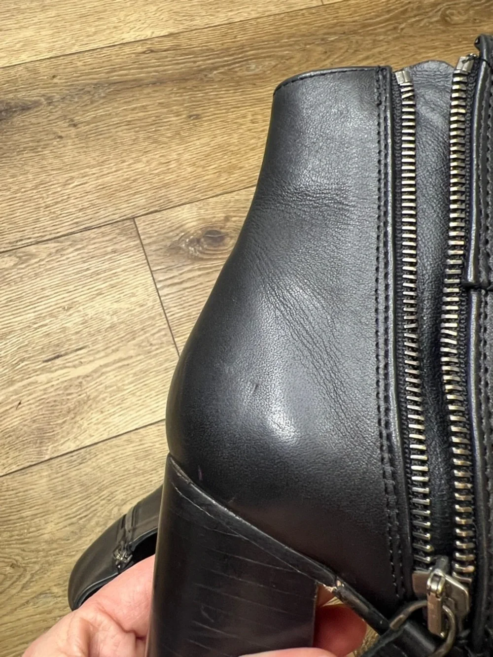 Thursday Boot Co. Modern Black Leather Ankle Boot Size 5.5